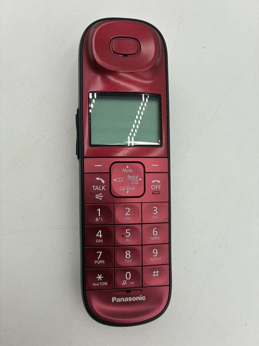 Panasonic KX-TGLA40 DECT 6.0 Replacement Cordless Handset - Rose Gold/Red